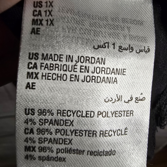 NWT Black Ideology Longsleeve Womens Plus Size 1X & 2X Shirt Activewear - Picture 4 of 6